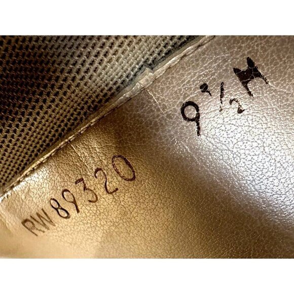 Stuart Weitzman Womens Wedge Heel Sandals Espadrille Platform Canvas Beige 9.5M - Picture 12 of 12